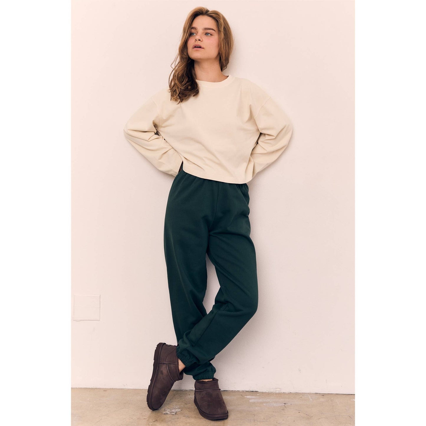 Cotton Oversized Long Sleeve Tee