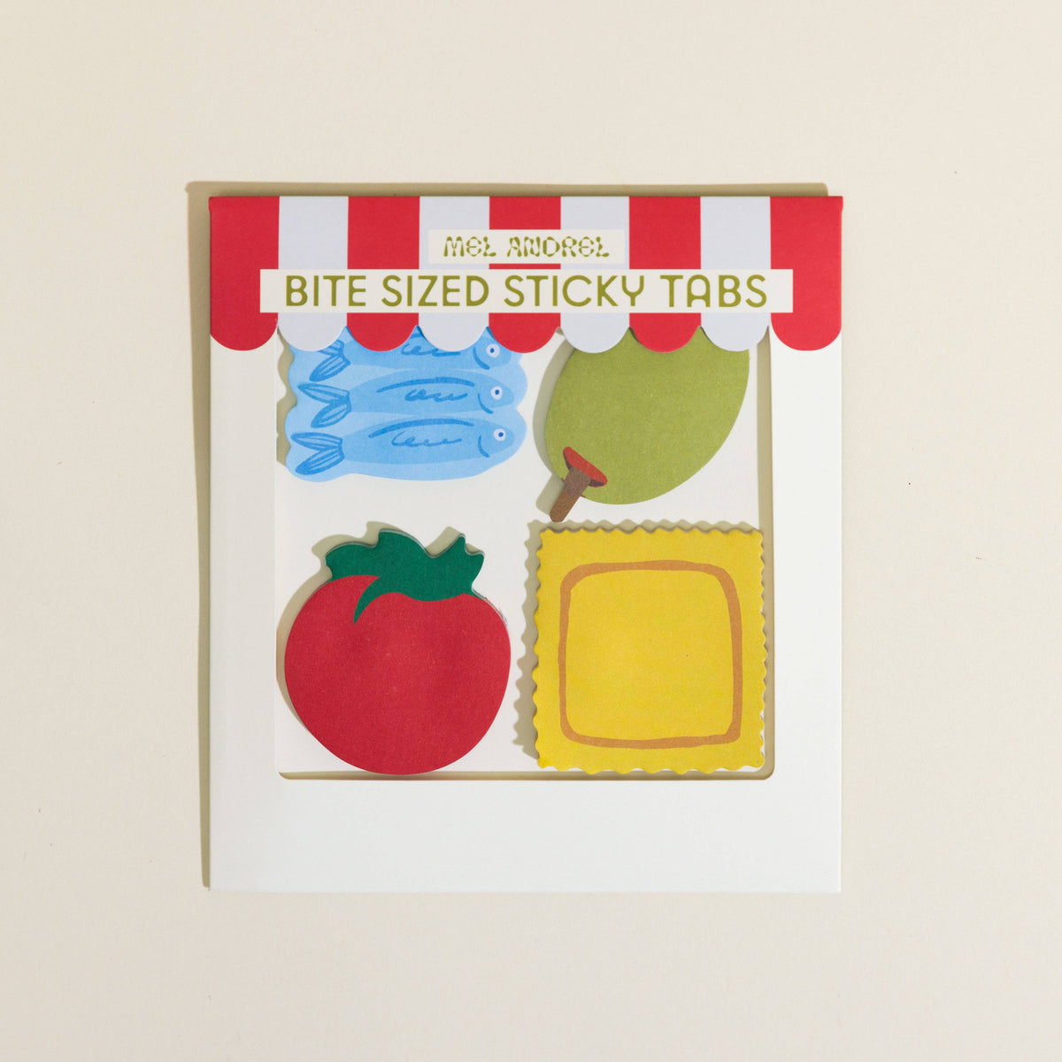 Grocery Trip Mini Sticky Index Tabs, Set of 4