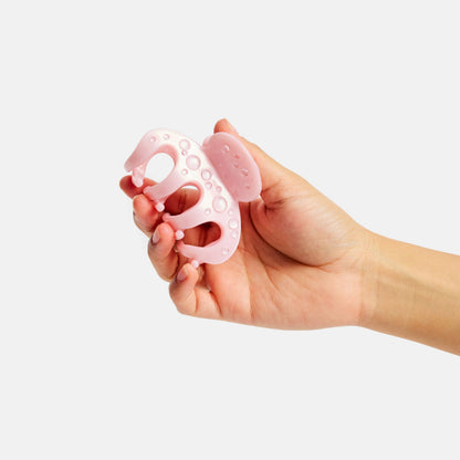 Small Pink Octopus Acetate Hair Claw Clip