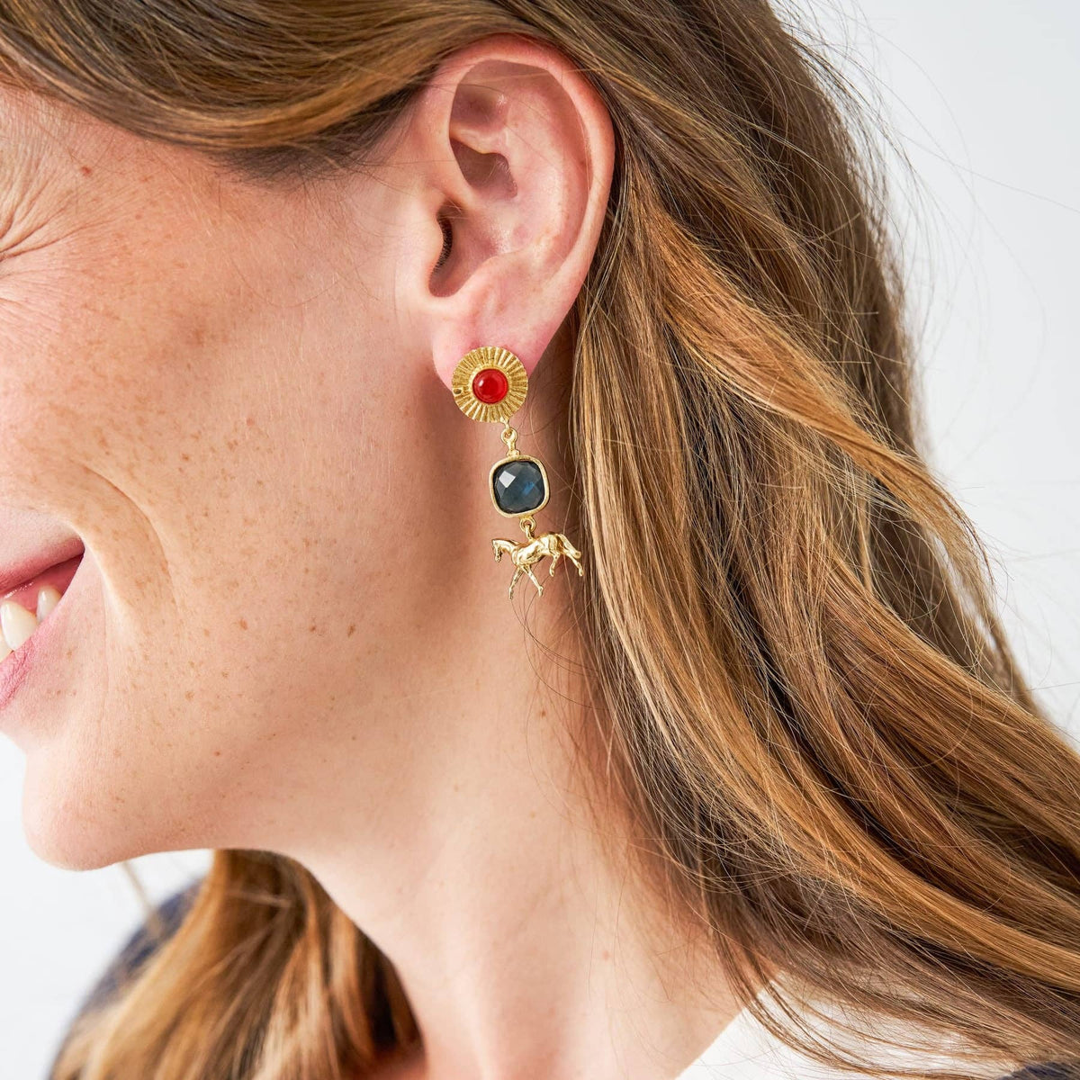 Horse Charm Earrings