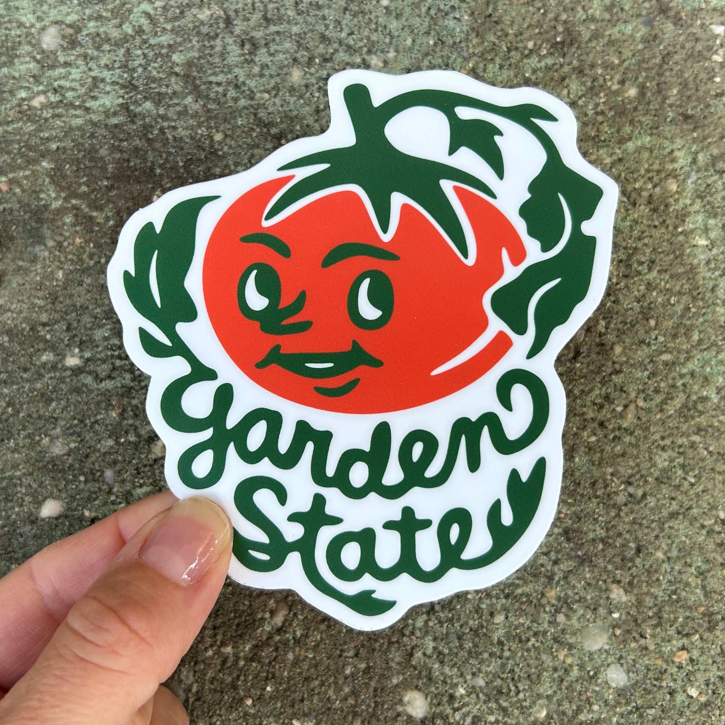 New Jersey Garden State Tomato Sticker
