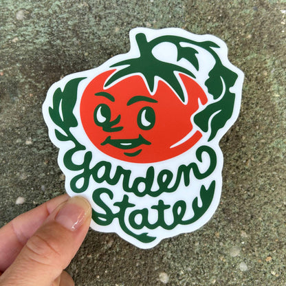 New Jersey Garden State Tomato Sticker