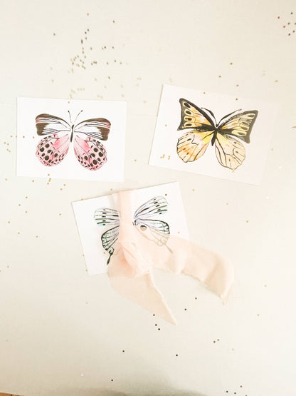 Butterfly Watercolor Art Print