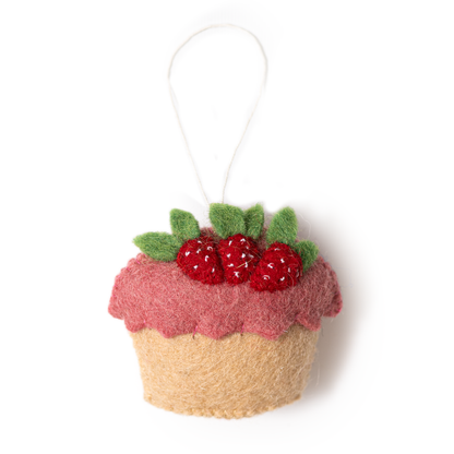 Sweet Treat Retro Felt Christmas Ornaments