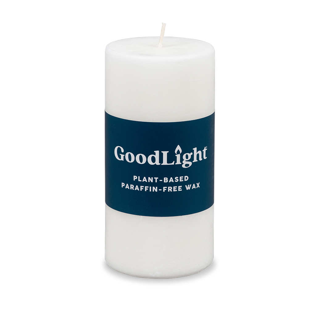 Unscented Natural Palm Wax Pillar Candles