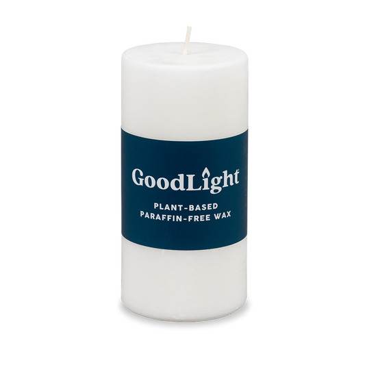 Unscented Natural Palm Wax Pillar Candles