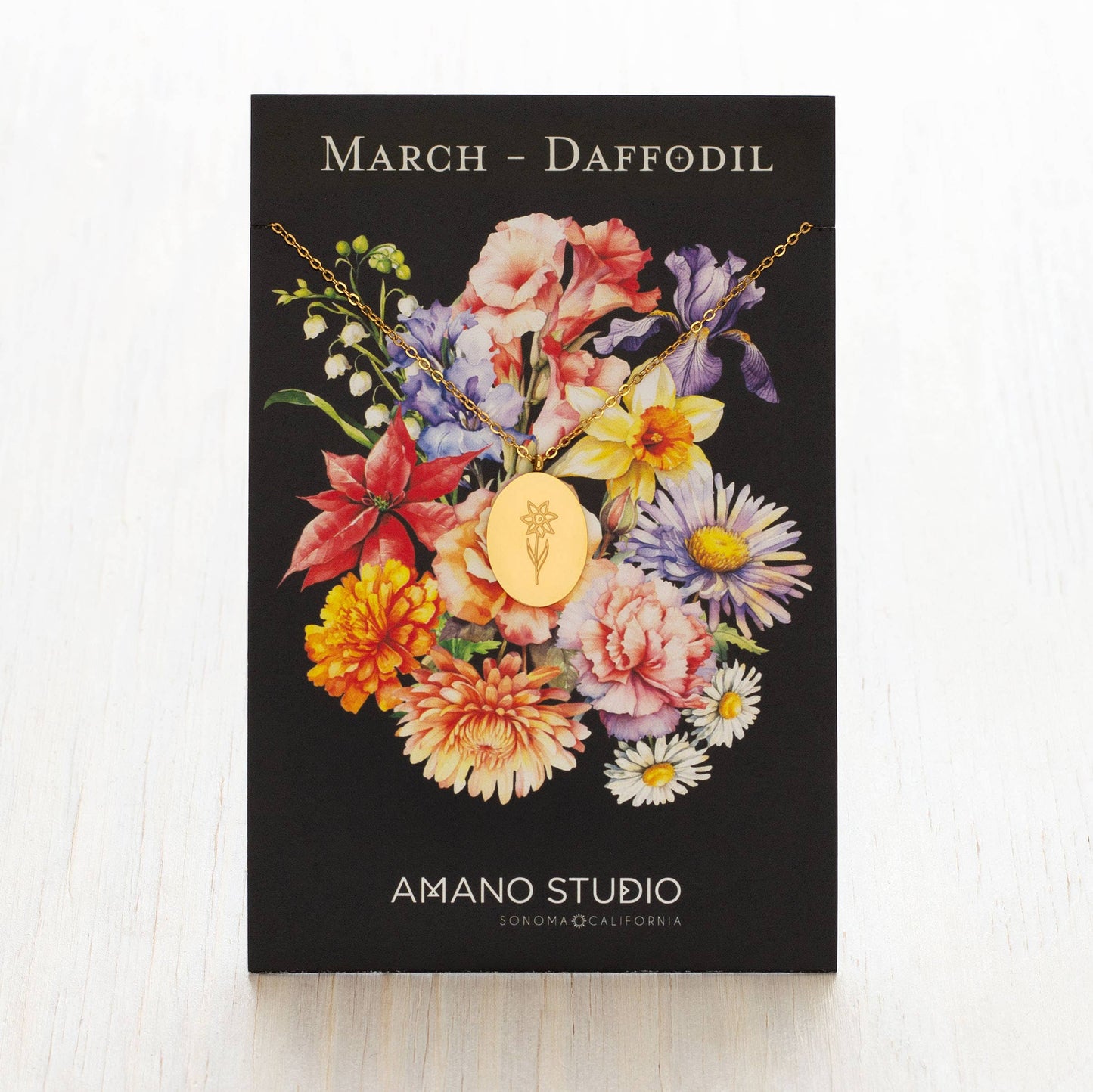 Birth Flower Necklace Series