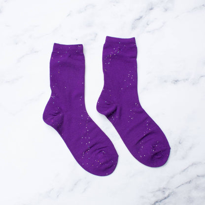 Women's Holiday Glitter Socks