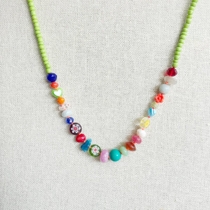 Tutti  Colorful Beaded Necklace