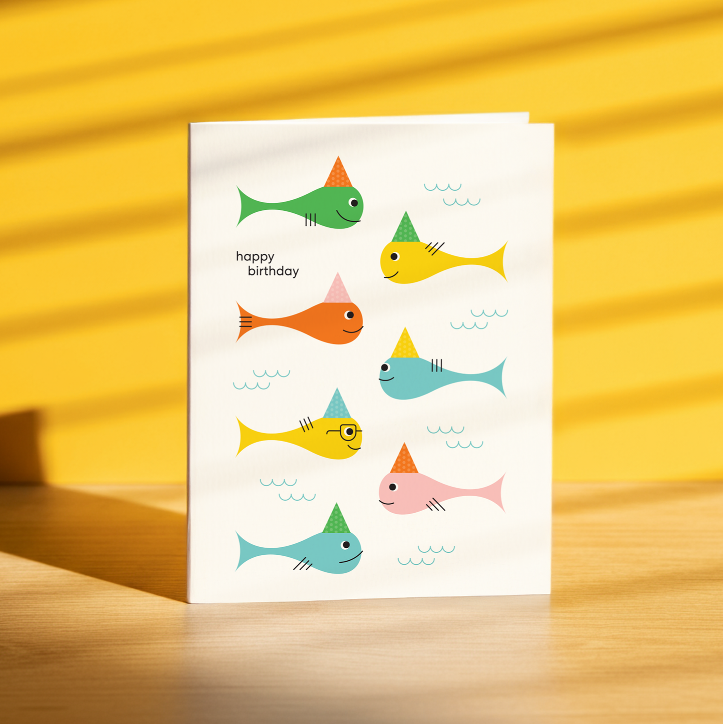 Party Fish Birthday Card