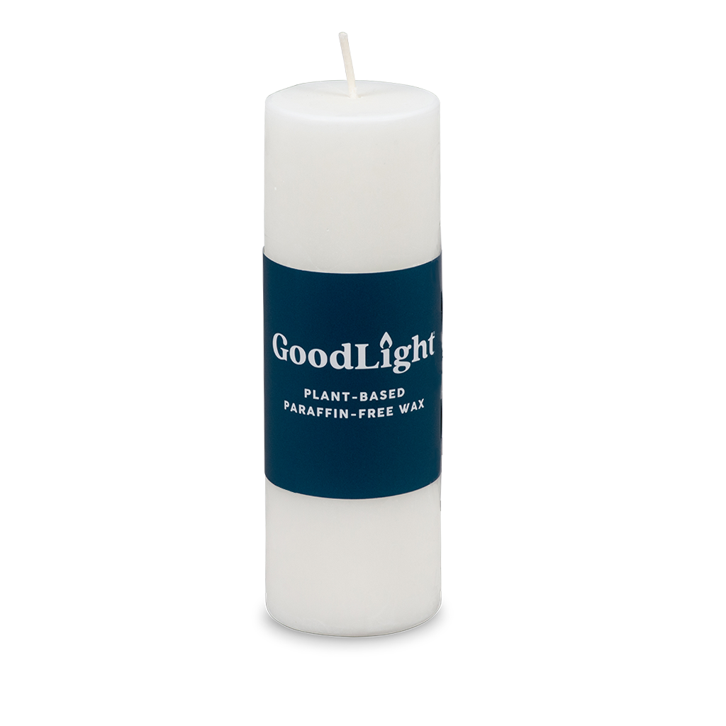 Unscented Natural Palm Wax Pillar Candles