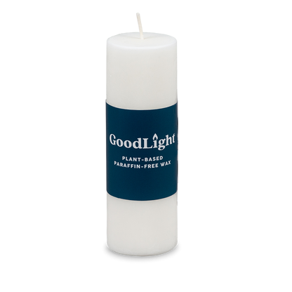 Unscented Natural Palm Wax Pillar Candles