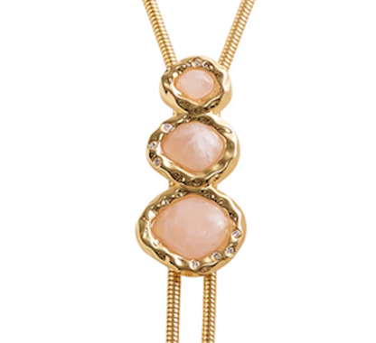 Bolo Pull Through Lariat Necklace, 42 Inch