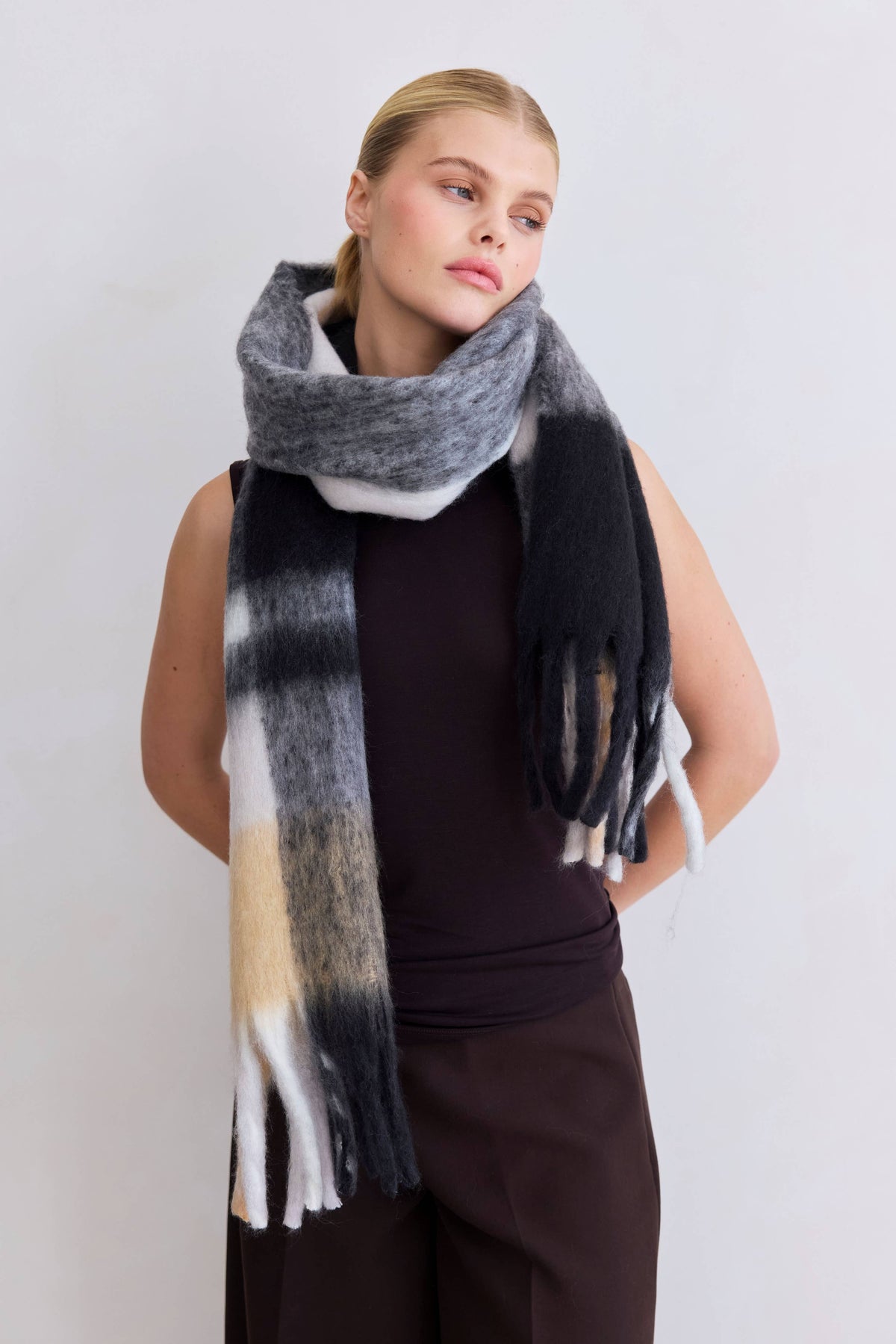 The Arctic Stockholm Recycled Winter Scarf