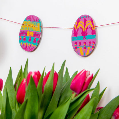 EASTER EGG SEWN GARLAND