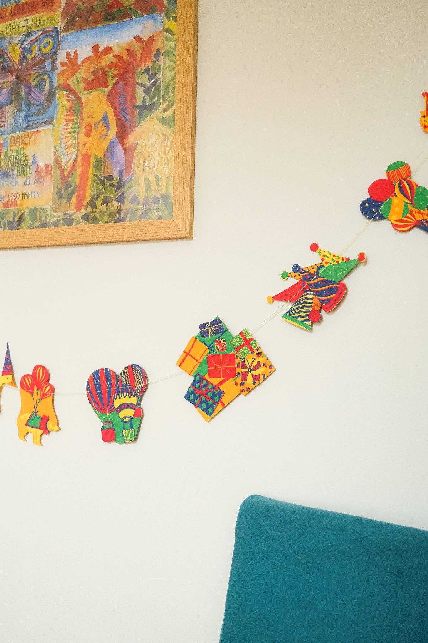 BIRTHDAY PARTY SEWN GARLAND