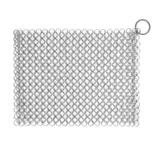 Chain Mail Stainless Steel Cast Iron Scrubber