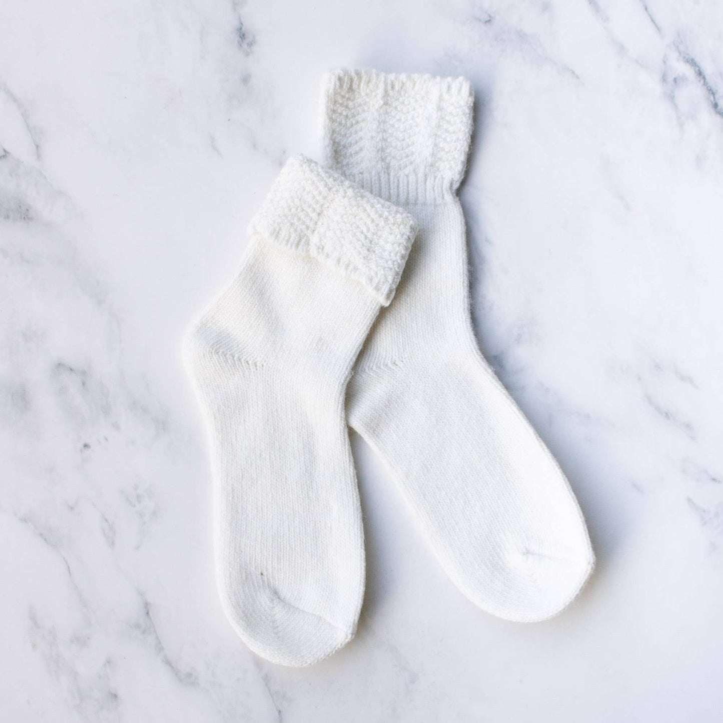 Charlotte Combed Wool and Cashmere Socks