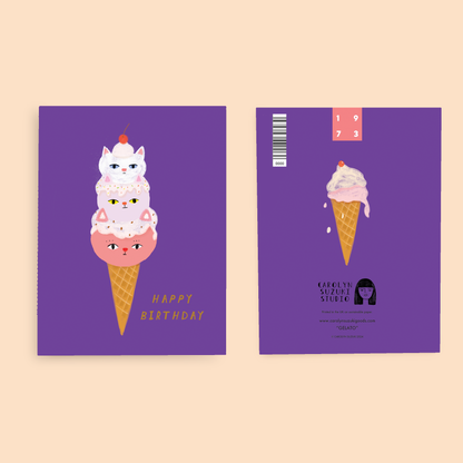 GELATO - Birthday Card