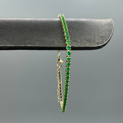 14k Gold Filled Mini CZ Tennis Bracelet