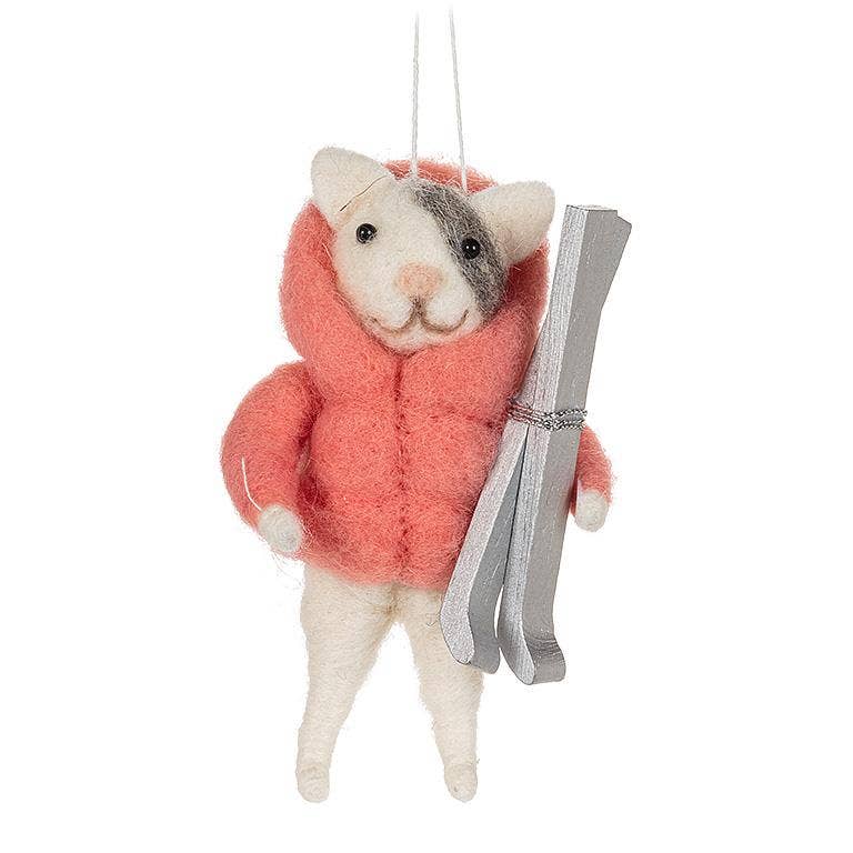 Puffy Coat Animal Ornaments