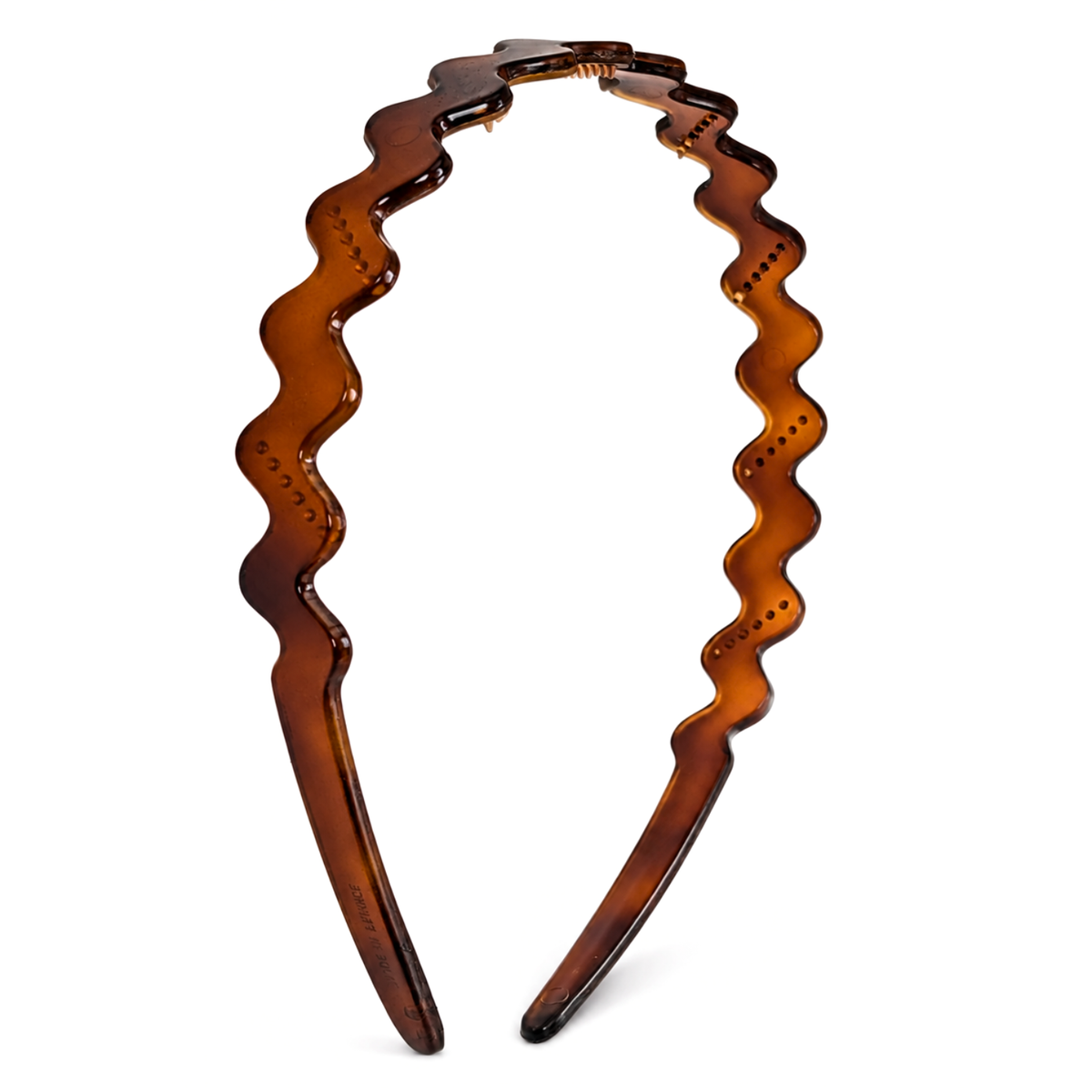 Tortoise Shell Wave Headband, Thin Cellulose Acetate