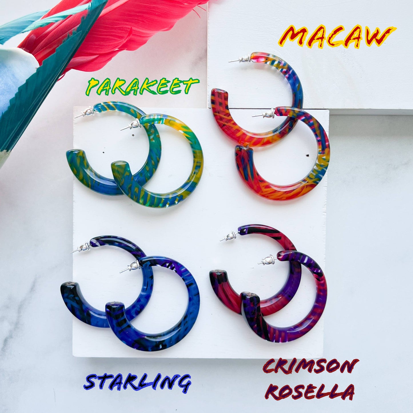 Geometric Hoop Earrings