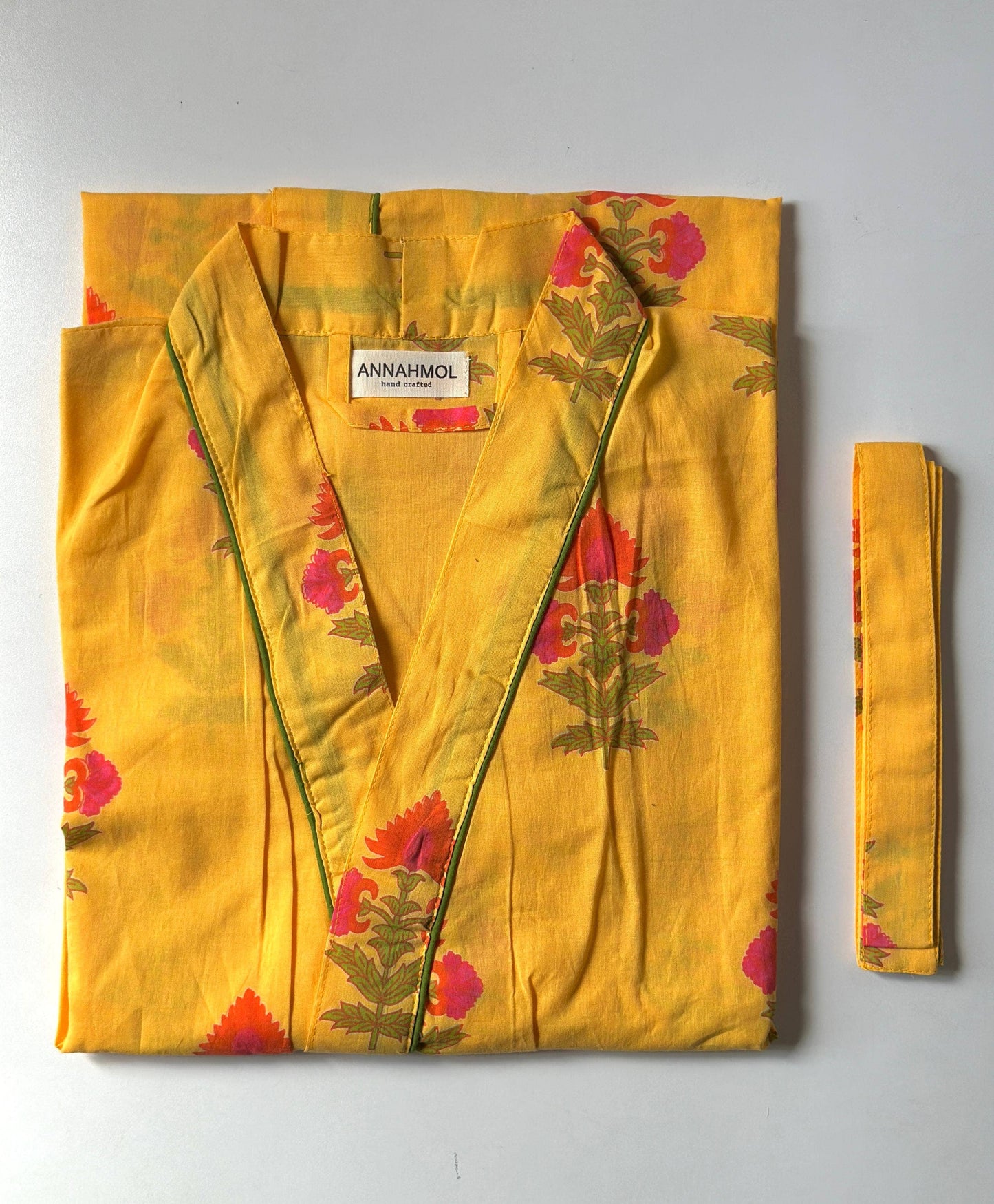 Soft Pure Cotton Kimono Robe