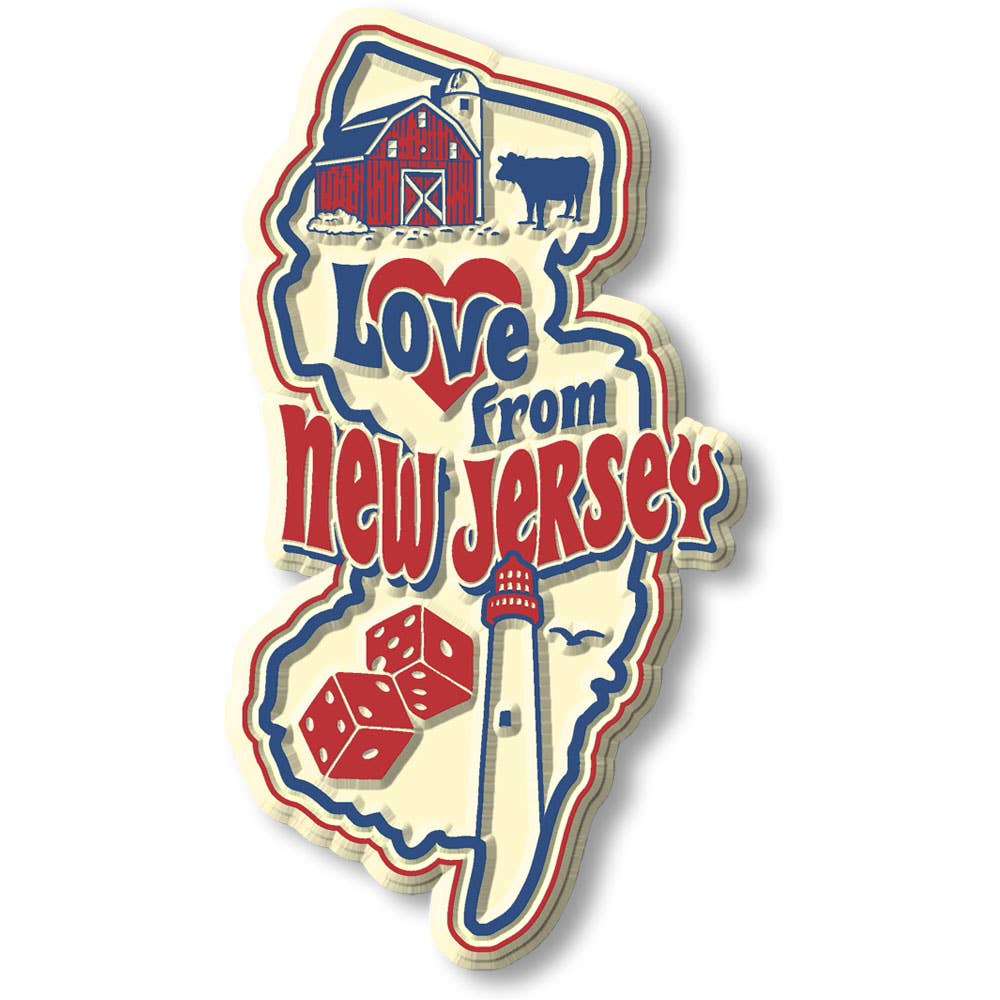Love from New Jersey Magnet