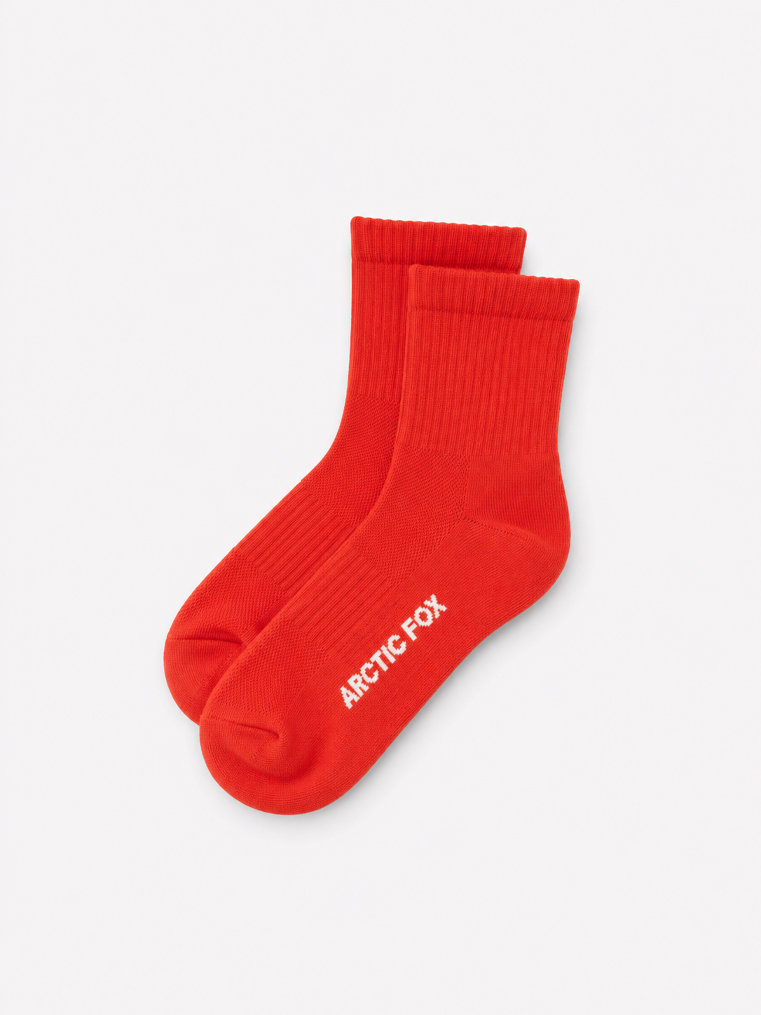 Lava Red Short Bamboo Everyday Socks