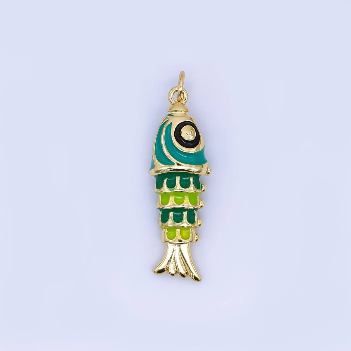 3D Fish Charm Necklace