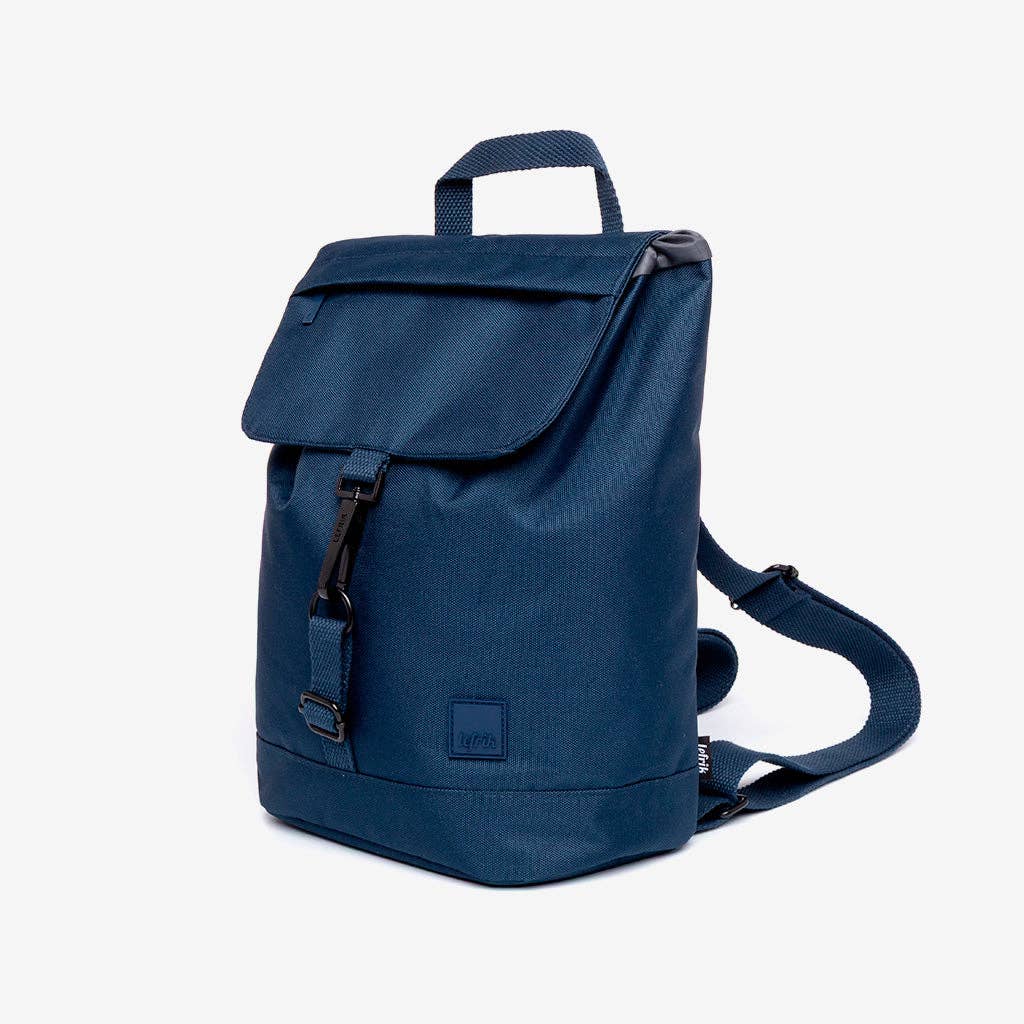 Recycled Mini Backpack, Navy
