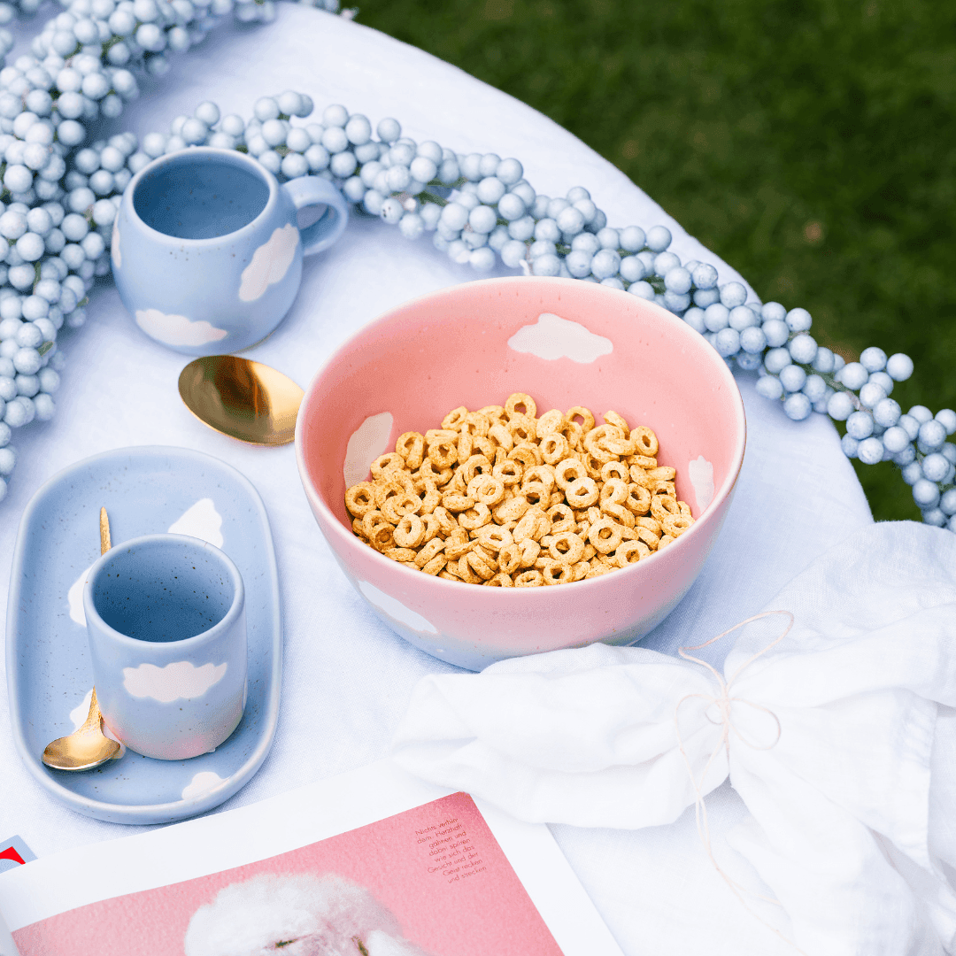 Blue Cloud Stoneware Mini Tray