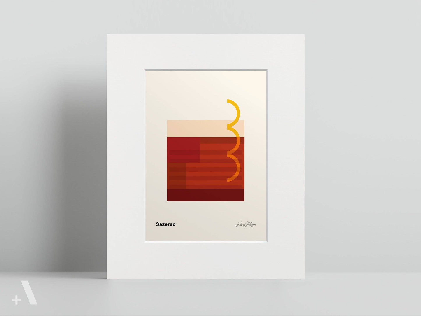 American Cocktails Illustrated Art Print