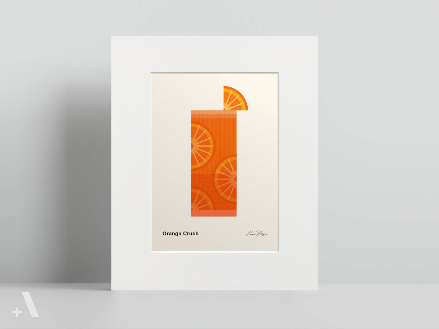 American Cocktails Illustrated Art Print