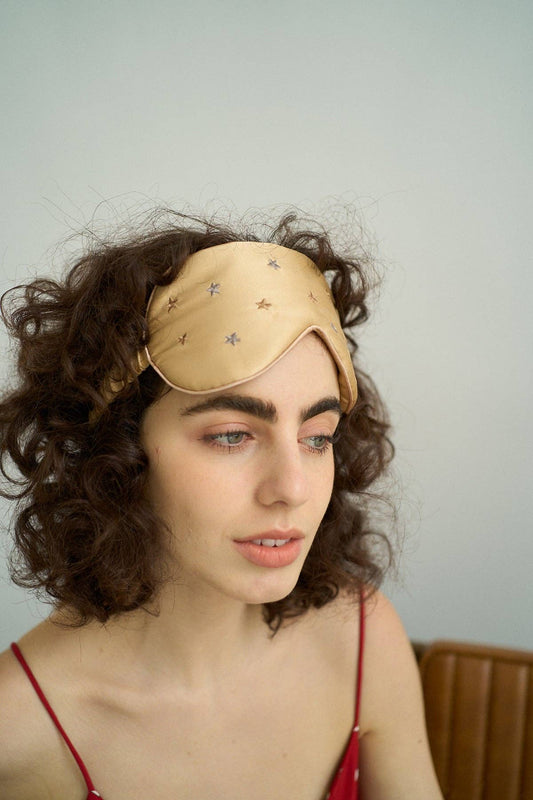 “Starry Night” Silk Sleep Eye Mask