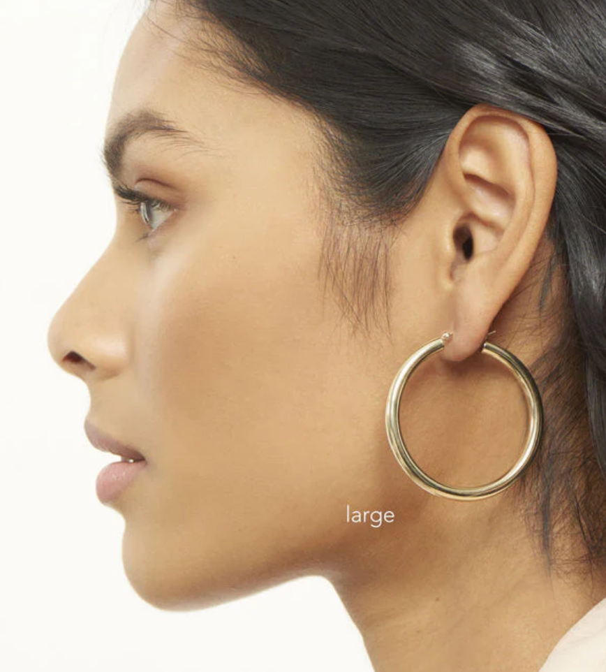 Chunky Classic Waterproof Hoop Earrings