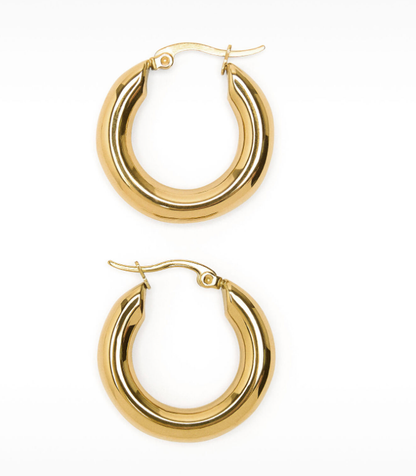Chunky Classic Waterproof Hoop Earrings