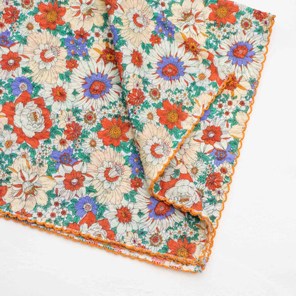 Bridget Floral Cotton Scarf