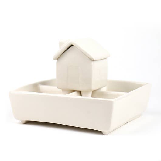 Mini Ceramic Self-Watering Herb Planter