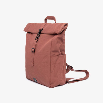 Recycled Roll-Top Mini Backpack, Bronze