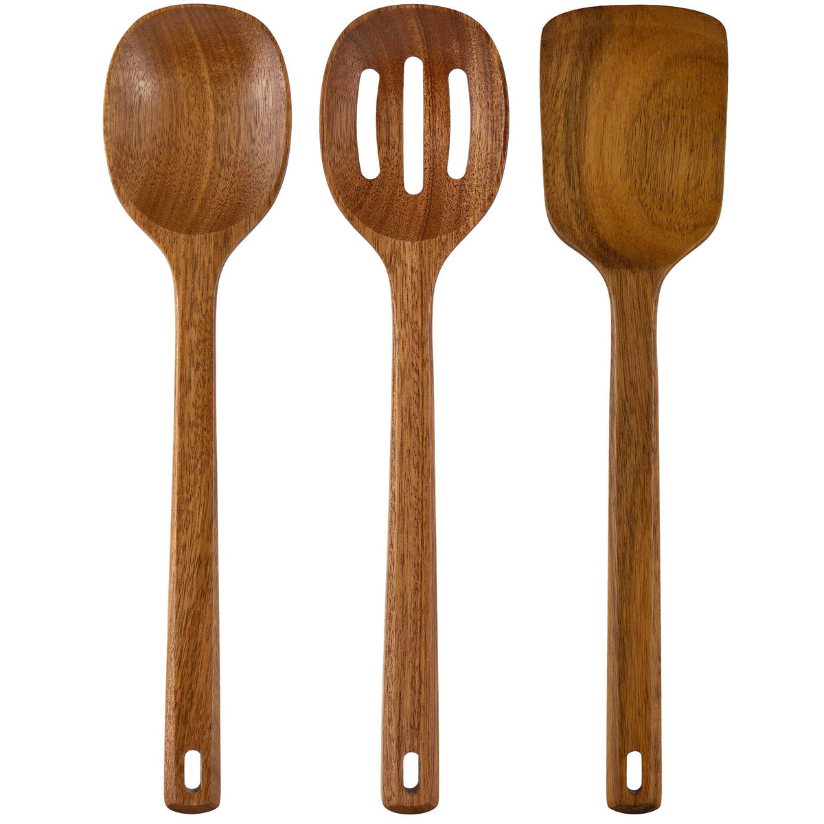 Acacia Wood Cooking Utensils Set for Nonstick Pans
