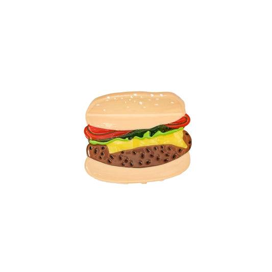 Mini Burger Acetate Hair Claw Clip