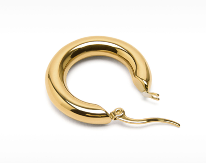 Chunky Classic Waterproof Hoop Earrings