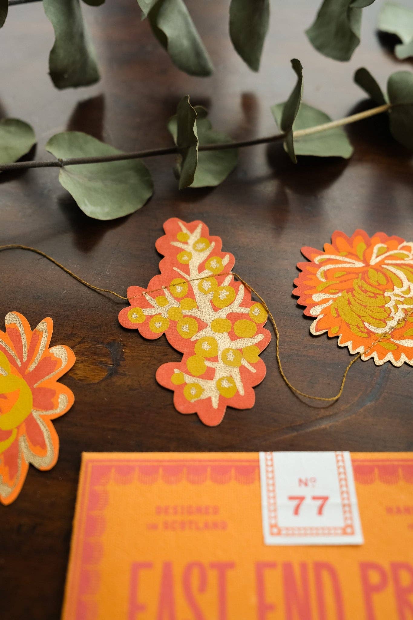 AUTUMN BLOOMS SEWN GARLAND