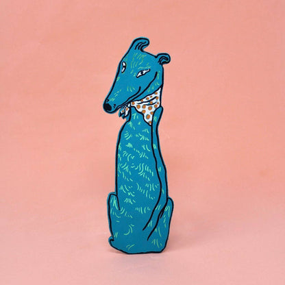 Leather Dog Bookmark for Book Lovers