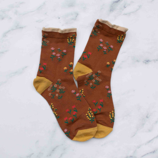 Women's Penelope Floral Casual Socks