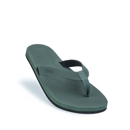 Men's Leaf Green Flip Flops