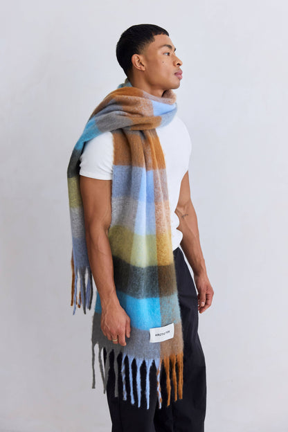 The Reykjavik Scarf - Blue/Orange