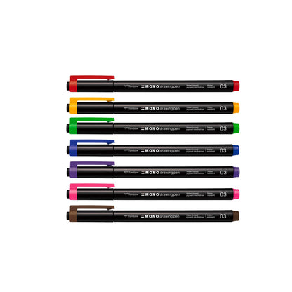 Tombow MONO Colored Drawing Pen Water Based Ink
